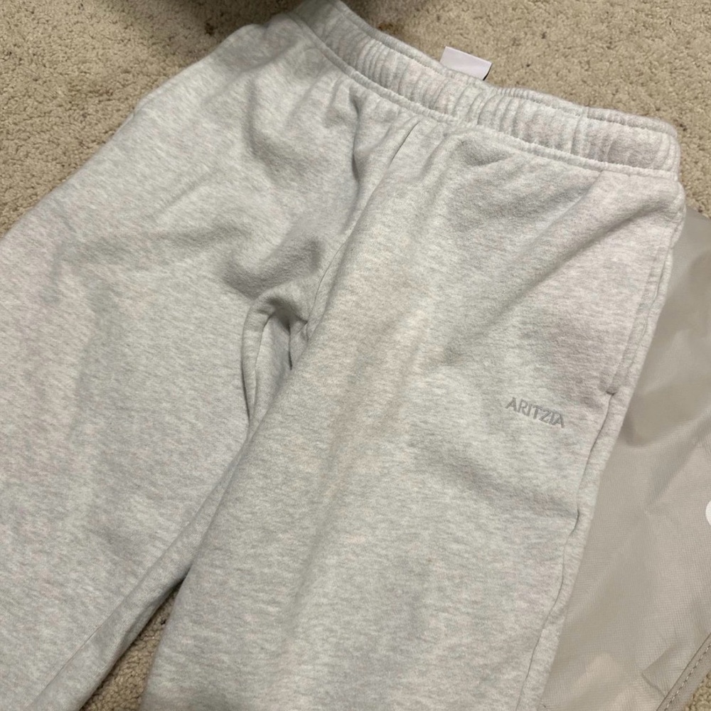 Aritzia Light Gray Sweatpants